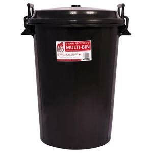 Red Gorilla Multi Bin - Black - 100 litre 