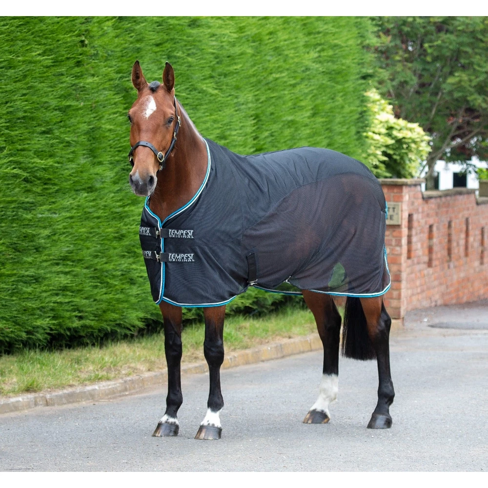 Tempest Original Fleece/Mesh Cooler Rug - Black in Black