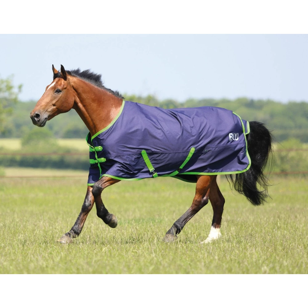 Bridleway Ontario Lightweight 0g Turnout Rug in Navy