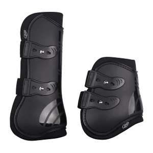 QHP Tendon boots set - Black in Black