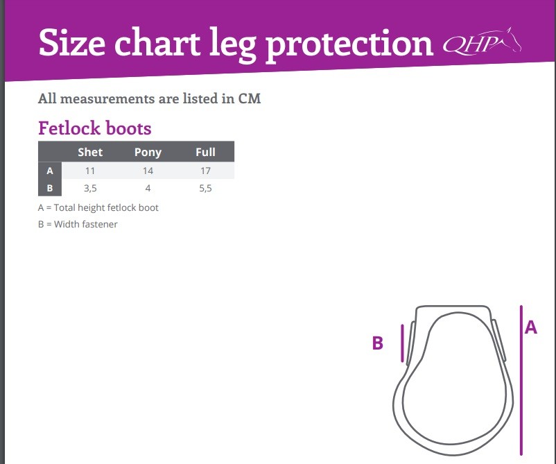 QHP Fetlock boots - Lavender 