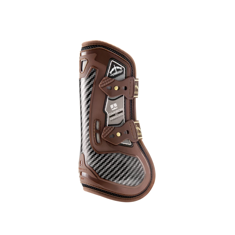 Veredus Carbon Gel Absolute Front Tendon Boot  - Brown in Brown