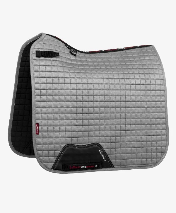 LeMieux Suede Dressage Square - Grey in Grey