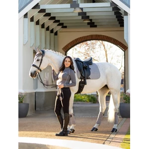 LeMieux Suede Dressage Square - Grey in Grey