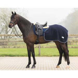 QHP Exercise Rug Wool Quarter - Navy in Navy