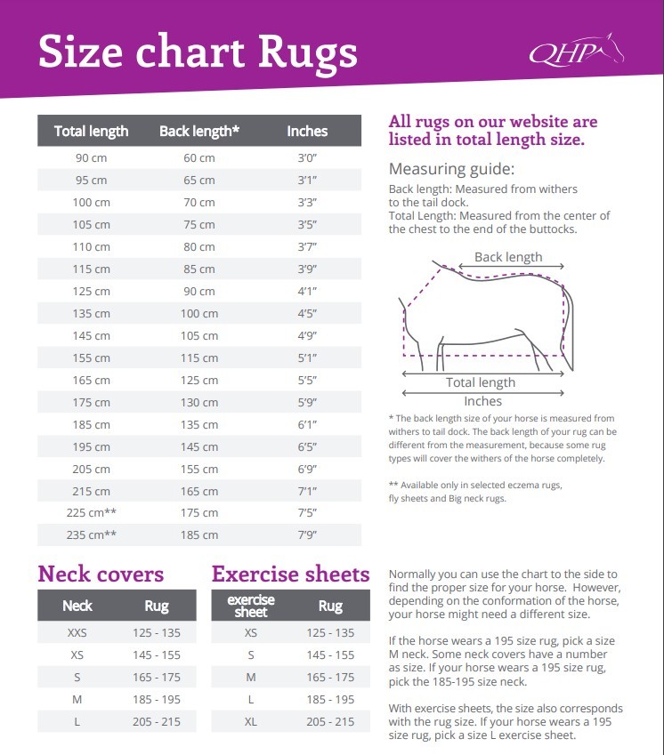 QHP Exercise Rug Wool Quarter - Navy