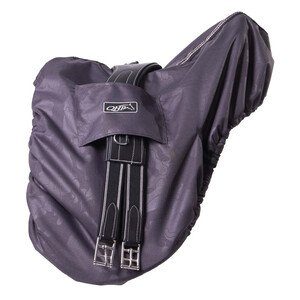 Bijou De Selle Lupine - Décoration Strass Gris Pour Selle Taille Entière - Boucles élastiques Réglables - Noir/Argent - 8