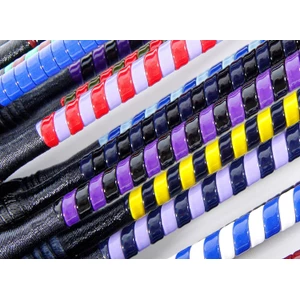 Old Mill ProCush National Hunt Whip Flexible in Royal Blue/Burgundy