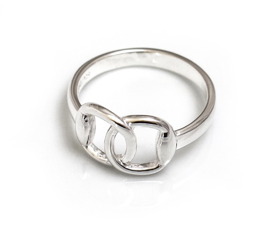HiHo Silver Sterling Silver Snaffle Ring