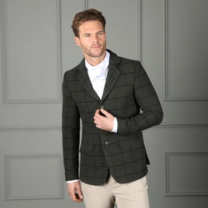Aubrion Saratoga Jacket - Gents - Dark Green Check Tweed 