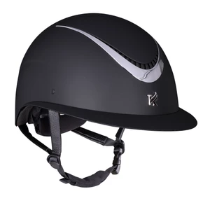 Karben Elisa Wide Peak Riding Hat - Black/Silver in Black/Silver