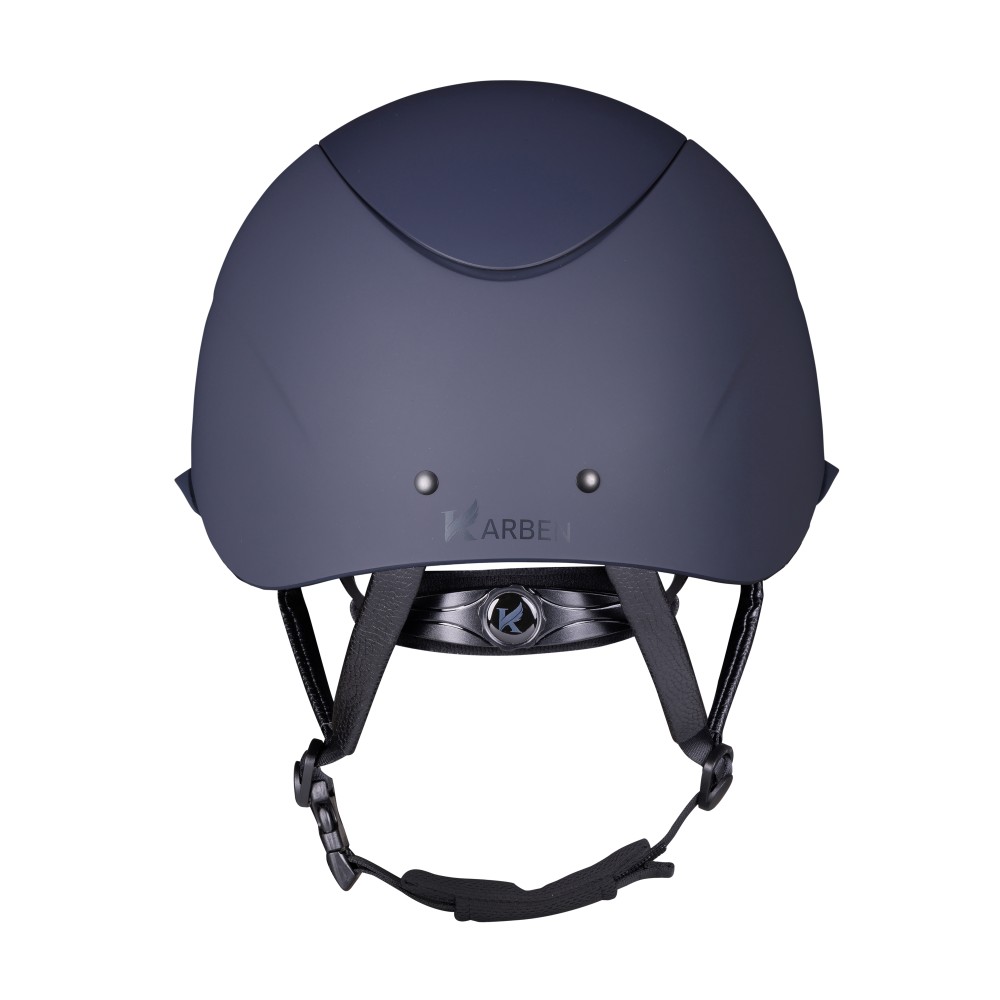 Karben Elisa Wide Peak Riding Hat - Navy/Rose Gold