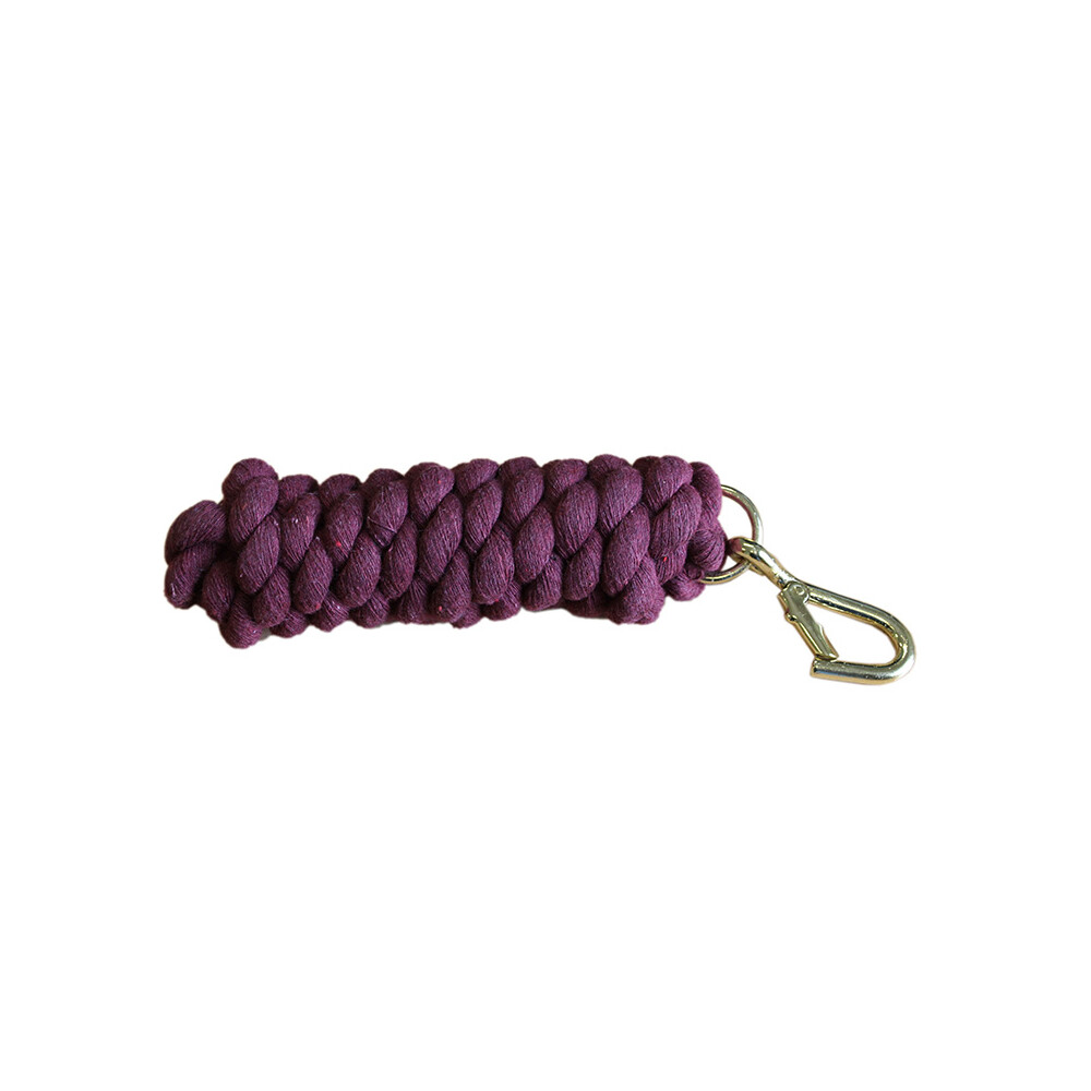 Equisential Walsall Leadrope - Burgandy in Burgandy