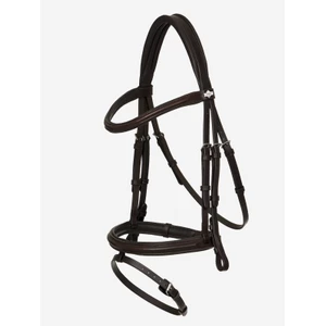 LeMieux Arika Flash Bridle - Brown/Silver in Brown/Silver